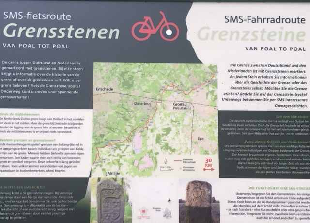 Het bord waar we verzamelen