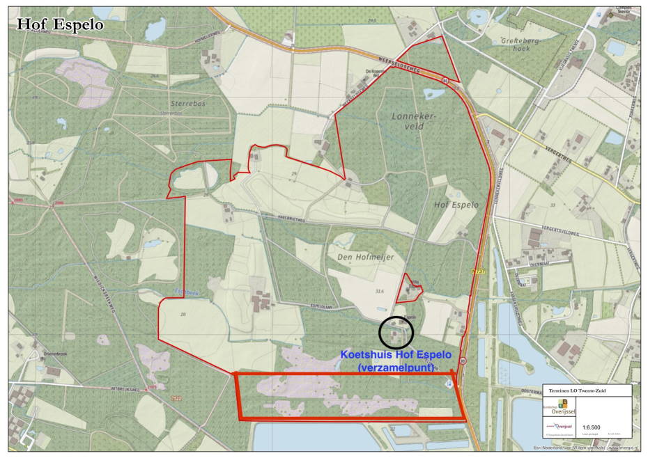 Verzamelplaats en werkplek Hof Espelo
