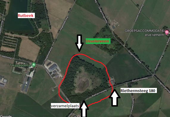 Verzamelplek en werkplek op 9 oktober