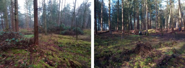 Situatie voor en na de werkzaamheden